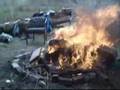 The BBBBB Cycle Film Three - Burning Of The Recliner Chair
