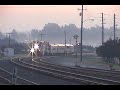 Sunrise On the Double-headed  North Carolina Piedmont train