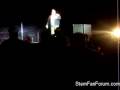 Sal Governale falls off stage in Lakeland