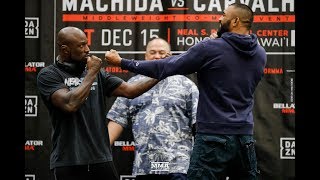 Bellator 213: King Mo Lawal vs. Liam McGeary Press Conference Staredown - MMA Fighting by MMA Fighting