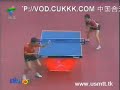 Ryu vs Wang Liqin  2007 slovenian open highlights