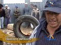 Trabajadores toman almac�n de empresa exigiendo pago de sus