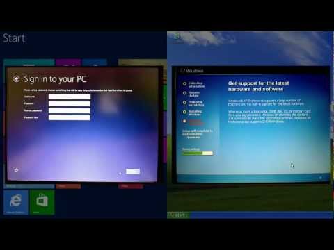 how to xp to windows 8