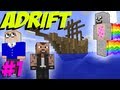 Minecraft: Adrift with Girl on Duty, Kevin and Crowley #1 - FEED THE CAT!