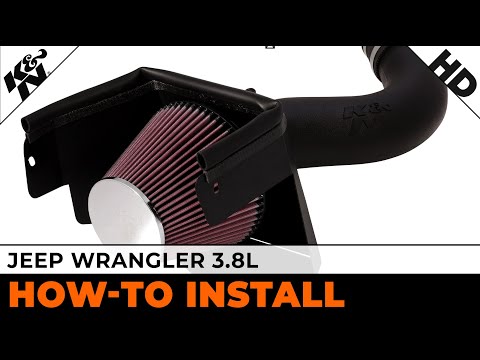 2007, 2008, 2009, 2010 and 2011 Jeep Wrangler 3.8L Air Intake Installation