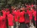 Albanian fans before the match vs. Greece
