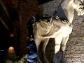 Blond mounts Brunette on Stone Horse Blond mounts Brunette on Stone Horse