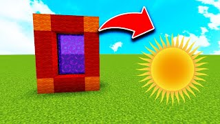 How To Make a Portal to the Sun Dimension in MCPE (Minecraft PE)