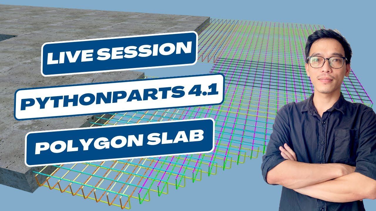 How to reinforce polygon slab reinforcement with ALLTO PythonParts version 4.1 | by My Nguyen