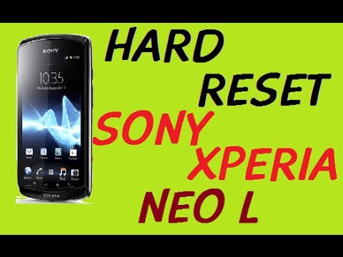 how to recover xperia neo l