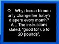 Best blonde jokes