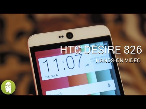 Desire 826 hands-on