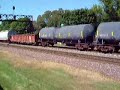Union Picific Frieght Train In Rochelle Illinois Part 1