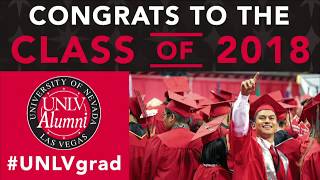 UNLV Commencement  Spring 2018 PM Ceremony