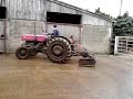 on the mf 135 scrapeing out