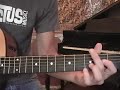 , if you are playing this Asus4 chord (low to high) x-0-2-2-3-0, you would play: the A string; then the D string; then the G, B, and E strings together; then the D string again; then the G. B, and E together again. The muting pattern is: mute, mute, open, mute, open. The picking pattern is: down, down, up, down, up. - I hope that helps you all out! - Part 2 of 2. Kris Farrow gives an acoustic guitar instructional on Taylor Swift's 