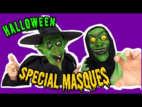 Special fête HALLOWEEN : les MASQUES QUI FONT PEUR !