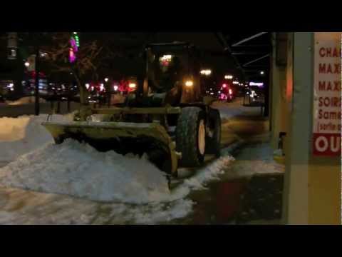 Snow Removal - Great snow removal in Montreal, QC, Canada. They just had a large snowfall and it needed to be cleared. They have all sorts of neat equipment, ranging from s...