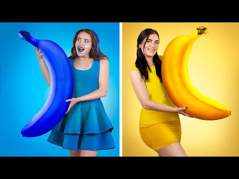 Bananen-Herausforderung - Bananen-Hacks und Streiche!