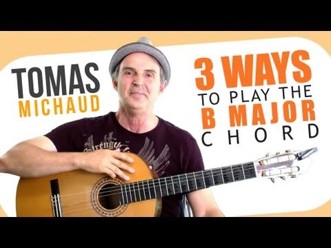 how to play a b chord properly