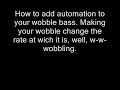 Reason 4 - Wobble Bass Automation Tutorial