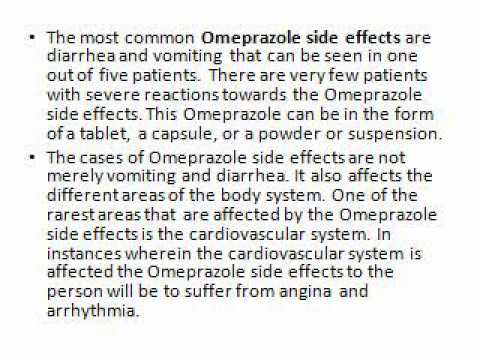 how to treat omeprazole side effects