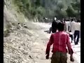 Indian troops firing on Kashmiris marching to Muzaffarabad