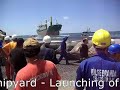 Ship Launching with Airbags - Ustaoglu shipyard