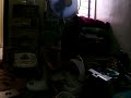Dylan assembles a desk fan