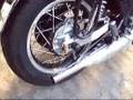 SR500 mit BSA-Blase Nachbau innen offen, mit dB-Eater hinten