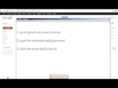 how to create new folder in gmail