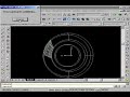 Helical Gear cutting CAD simulation with AutoCAD