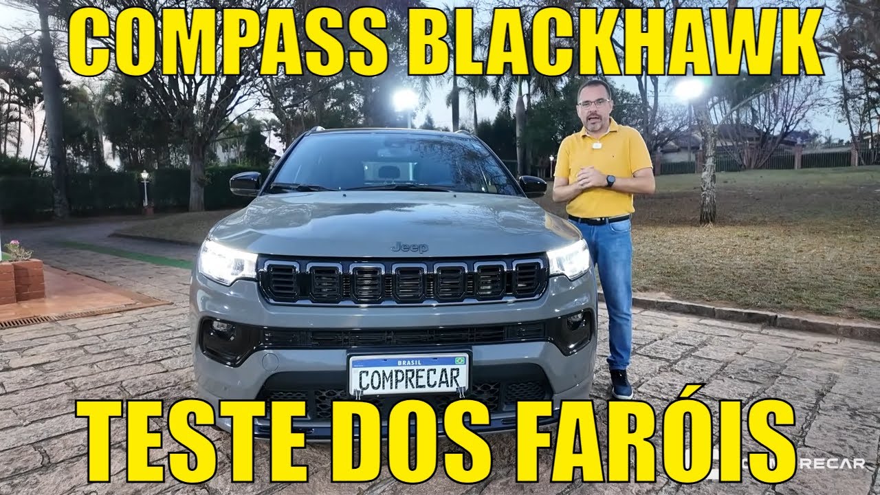 Jeep Compass Blackhawk - Teste dos faróis