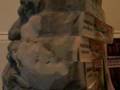 awesome sculpture created out of PHONE BOOKS!