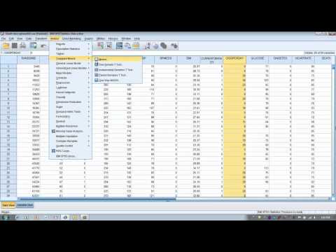 how to one sample t test spss