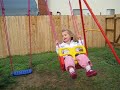 Cliona on her new Swing