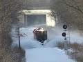 Railroad snow plow
