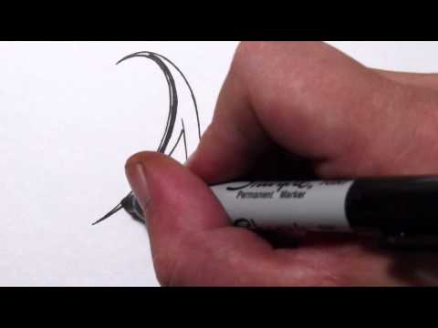 how to draw letter m