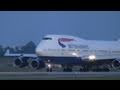 British Airways B747-400 takeoff at YVR.