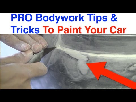 Learn Auto Body – BMW Body Kit Bodywork Process – Part 8 – Bondo Shaping and Sand Paper Grits