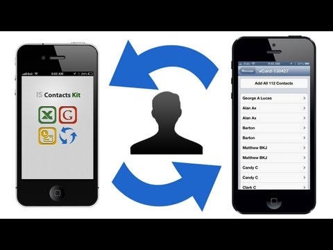 how to sync contacts from iphone to computer