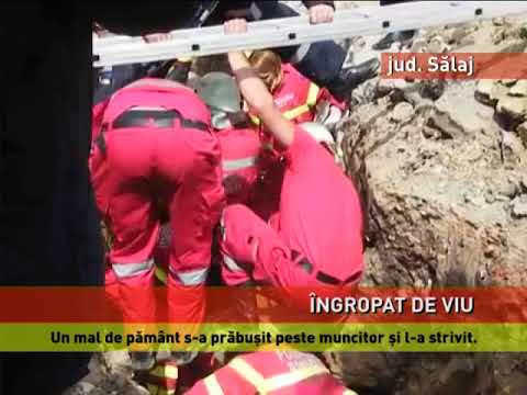 Un muncitor din județul Sălaj, strivit de un mal de pământ