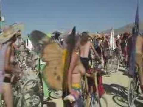 Critical Tits @ Burning Man Festival aka Boobs on Bikes