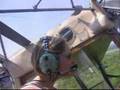 Flying the Auster at Biggin Hill.