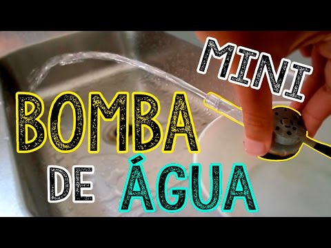 Mini bomba d`agua caseira elétrica (Como fazer)