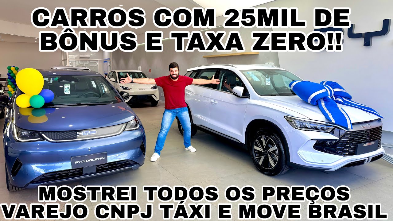 TODOS OS CARROS DA BYD E SEUS PREÇOS ATUALIZADOS EM JUNHO DE 2026 | VALE A PENA??