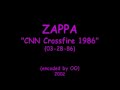 Frank Zappa on Crossfire 1986