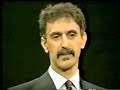 Frank Zappa on Crossfire 1986