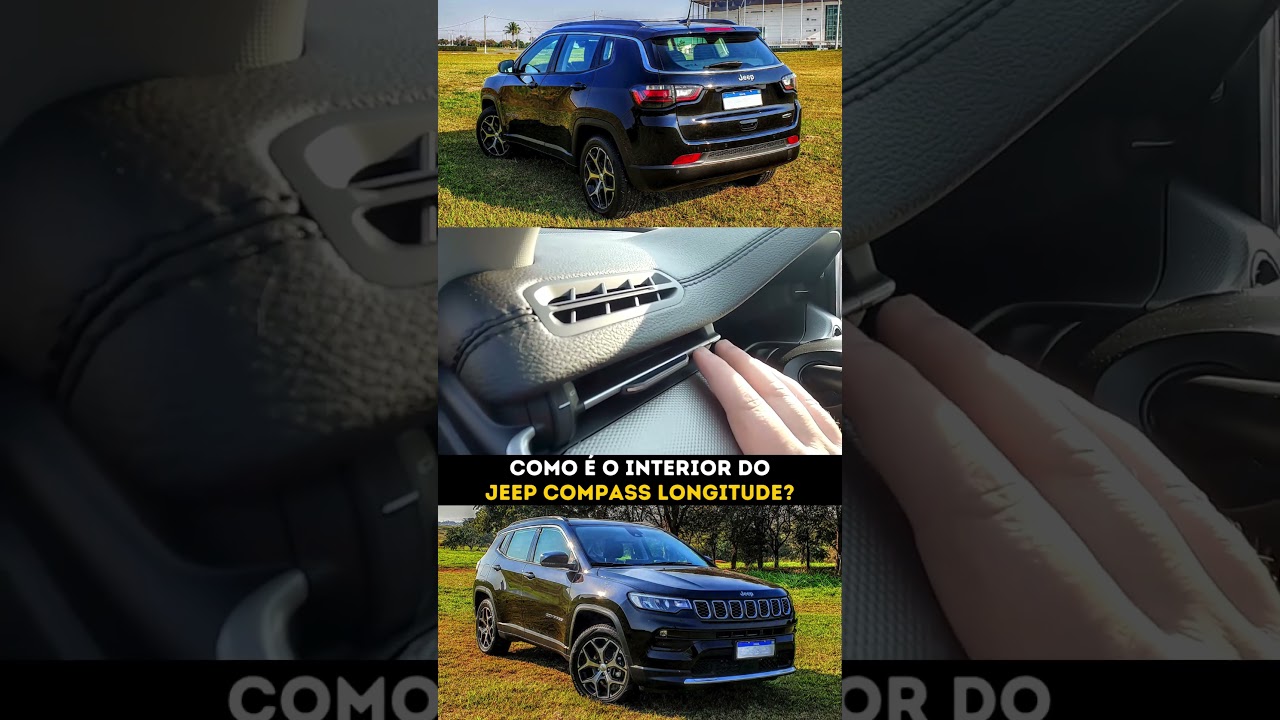 Como é o interior do Jeep Compass Longitude? Bora ver!!! #jeep #jeepcompass