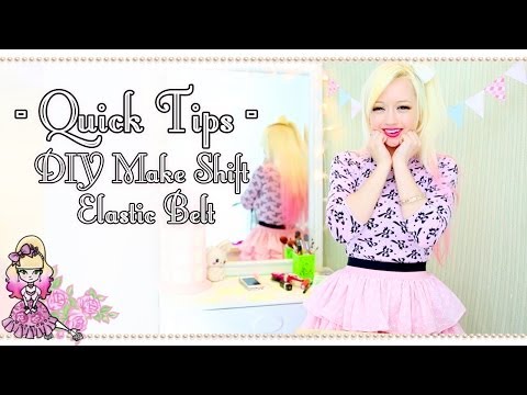 how to make a quick belt